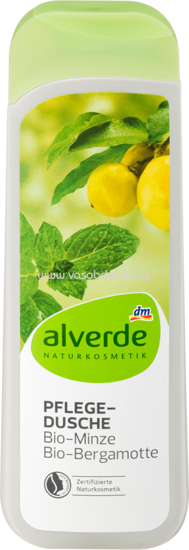 Alverde NATURKOSMETIK Duschgel Pflegedusche Minze Bergamotte, 250 ml