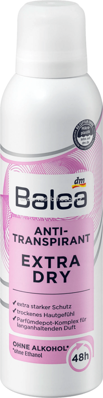 Balea Deospray Extra Dry, 200 ml Balea Deospray Extra Dry, 200 ml