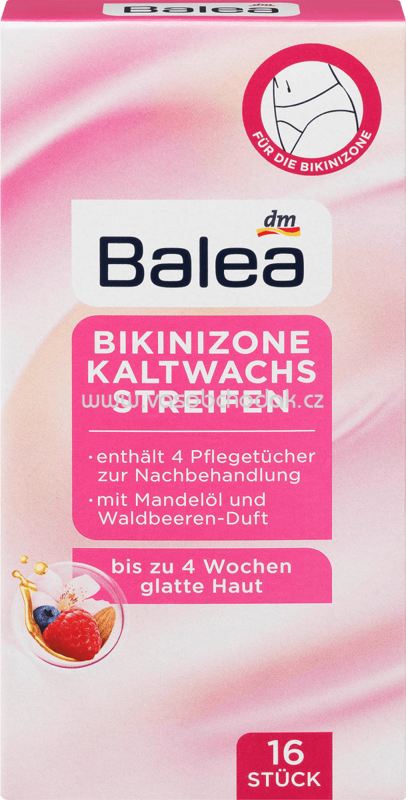 Balea Kaltwachsstreifen Bikinizone, 16 St