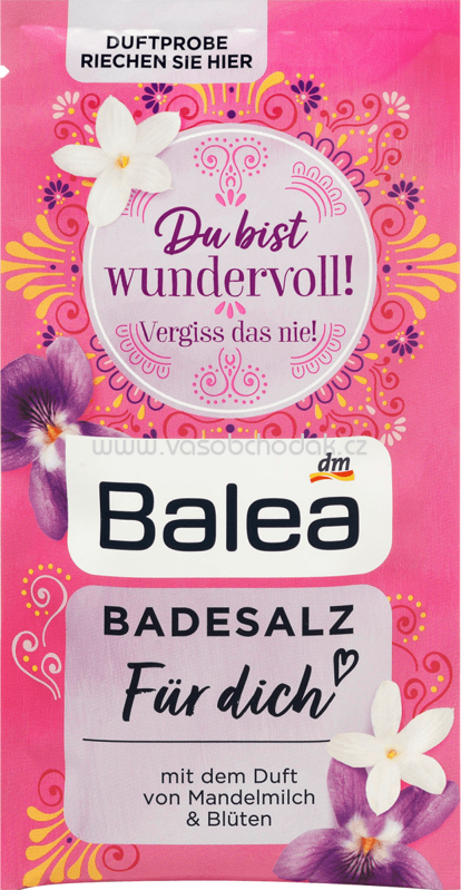 Balea Badesalz Für Dich, 80g Balea Badesalz Für Dich, 80g
