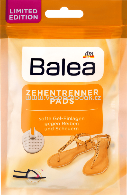 Balea Fuß Zehentrenner Pads, 2 St