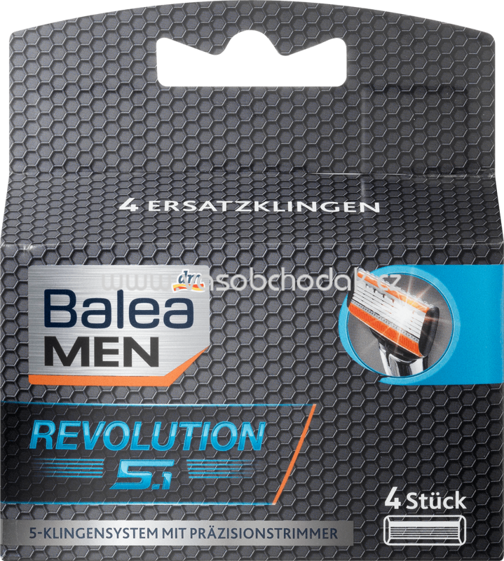 Balea MEN Rasierklingen Revolution 5.1, 4 St