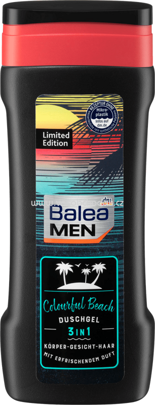 Balea MEN Duschgel 3in1 Colourful Beach, 300 ml