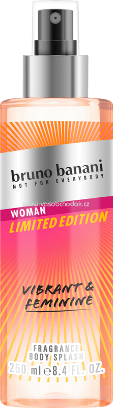 Bruno Banani Bodysplash 2021 woman, Vibrant & Feminine, LE, 250 ml
