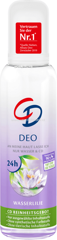 CD Deo Zerstäuber Deodorant Wasserlilie 24h, 75 ml
