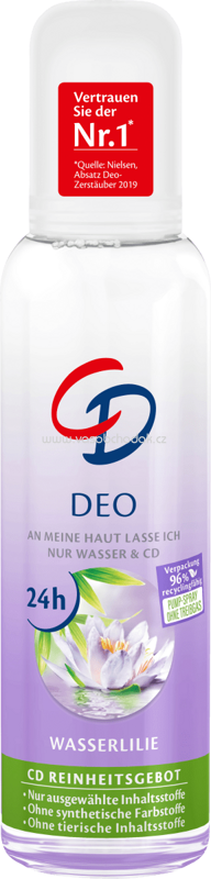 CD Deo Zerstäuber Deodorant Wasserlilie 24h, 75 ml CD Deo Zerstäuber Deodorant Wasserlilie 24h, 75 ml