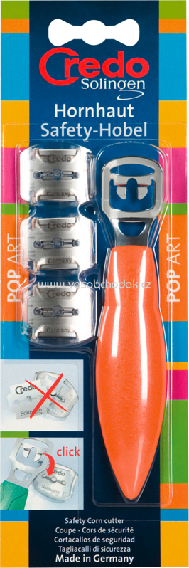 Credo Hornhaut-Entferner Safety Hobel, 1 St Credo Hornhaut-Entferner Safety Hobel, 1 St