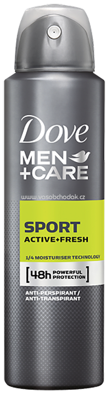 Dove MEN+CARE Deospray Antitranspirant Sport Active Fresh, 150 ml