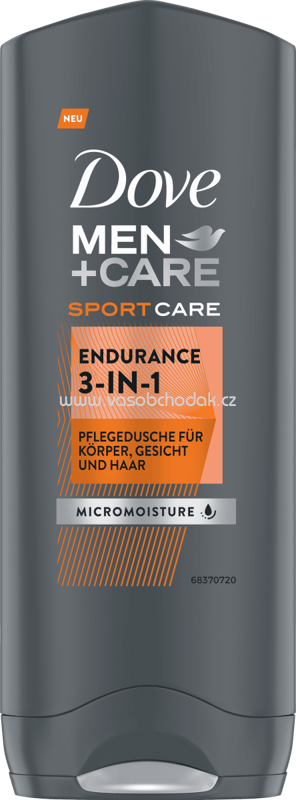 Dove MEN+CARE Duschgel Sport 3in1, 250 ml Dove MEN+CARE Duschgel Sport 3in1, 250 ml