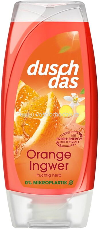 Duschdas Duschgel Orange Ingwer, 225 ml