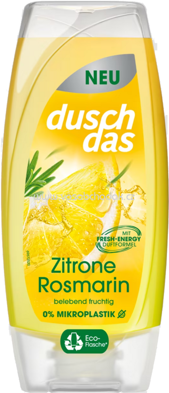 Duschdas Duschgel Zitrone Rosmarin, 225 ml