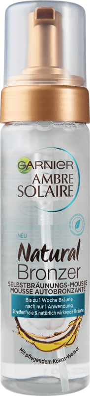 Garnier Ambre Solaire Selbstbräuner Mousse Natural Bronzer, 200 ml