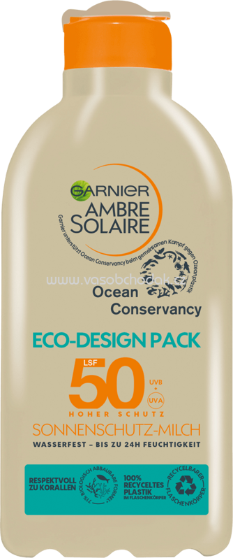Garnier Ambre Solaire Sonnenmilch ocean eco design LSF 50, 200 ml