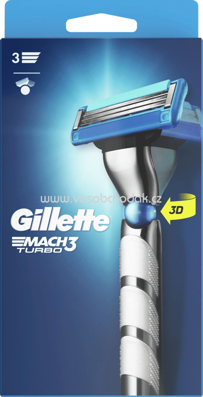 Gillette Rasierer Mach 3 Turbo, 1 St Gillette Rasierer Mach 3 Turbo, 1 St