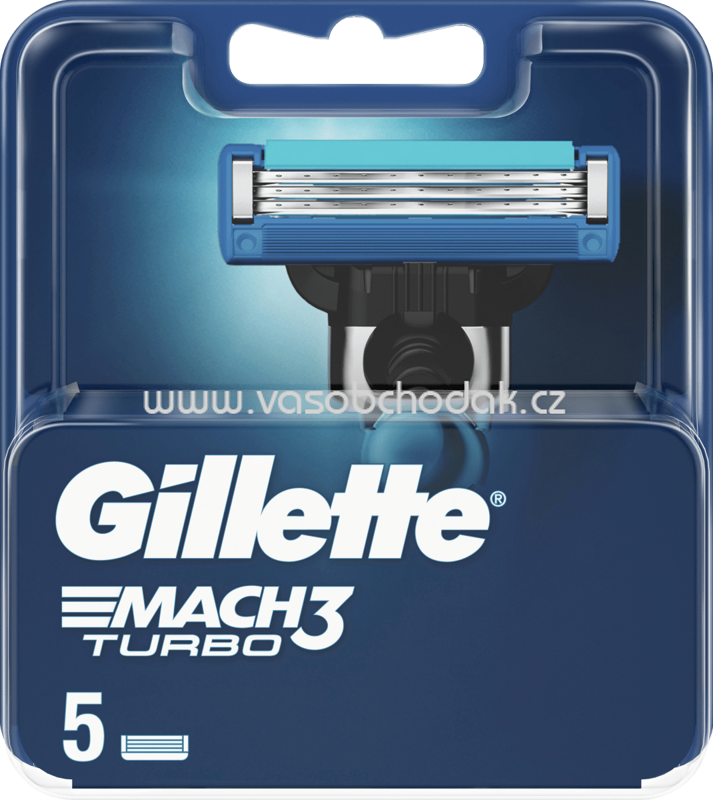 Gillette Rasierklingen Mach 3 Turbo, 5 St Gillette Rasierklingen Mach 3 Turbo, 5 St
