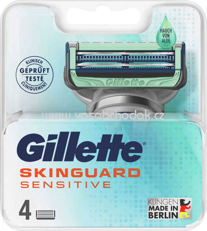 Gillette Rasierklingen Skinguard Sensitive, 4 St