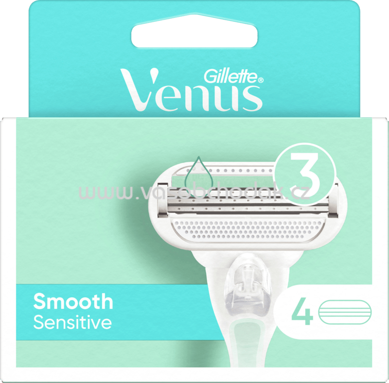 Gillette Venus Rasierklingen Smooth Sensitive, 4 St Gillette Venus Rasierklingen Smooth Sensitive, 4 St