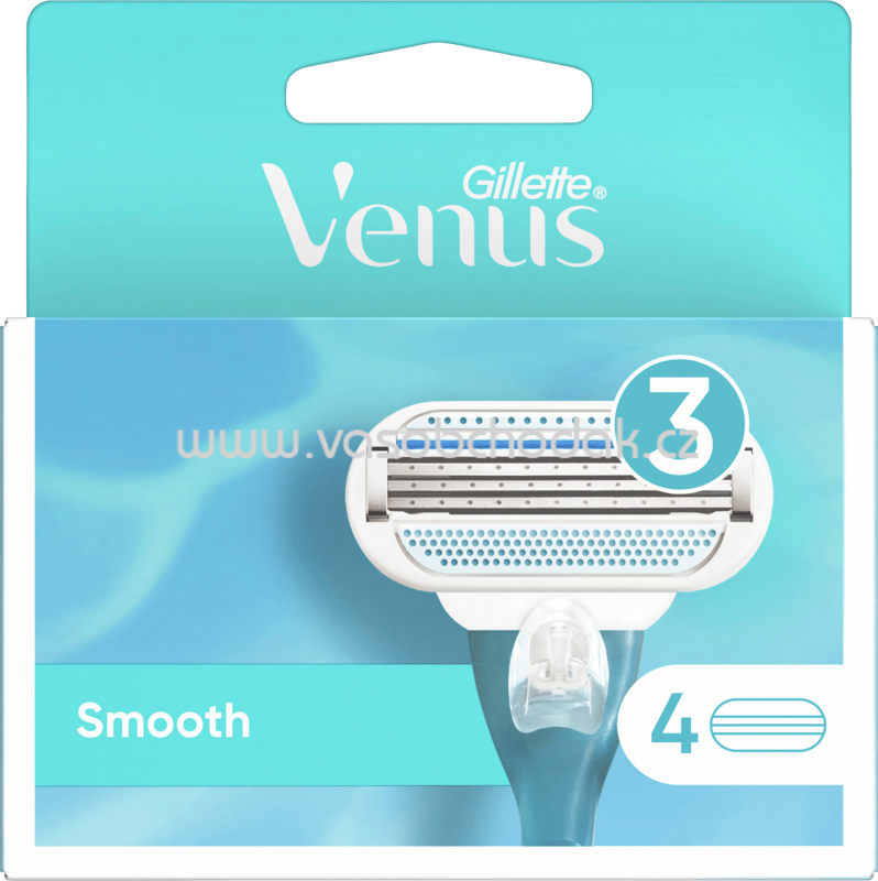 Gillette Venus Rasierklingen Smooth, 4 St