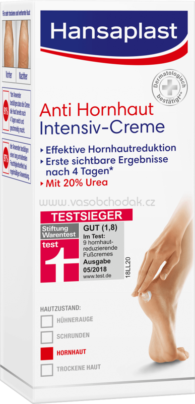 Hansaplast Fuß-Creme Anti-Hornhaut Intensive, 75 ml Hansaplast Fuß-Creme Anti-Hornhaut Intensive, 75 ml