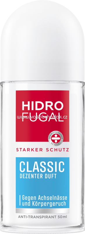 Hidrofugal Deo Roll On Antitranspirant Classic, 50 ml Hidrofugal Deo Roll On Antitranspirant Classic, 50 ml