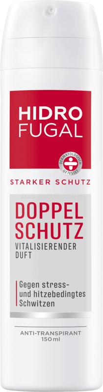 Hidrofugal Deo Spray Antitranspirant Doppelschutz, 150 ml Hidrofugal Deo Spray Antitranspirant Doppelschutz, 150 ml