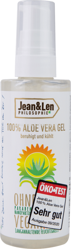 Jean&Len After Sun Aloe Vera Gel, 100 ml