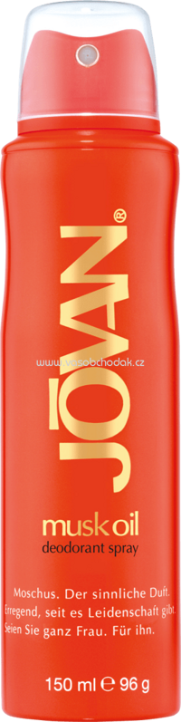 Jovan Deo Spray Musk Oil, 150 ml