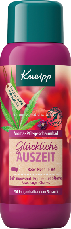 Kneipp Schaumbad Glückliche Auszeit, 400 ml Kneipp Schaumbad Glückliche Auszeit, 400 ml