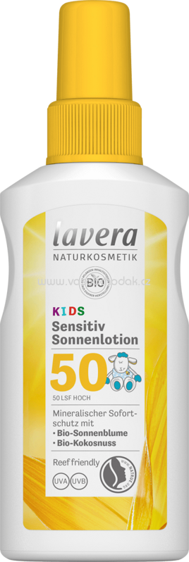 Lavera Sonnenmilch Kids sensitiv LSF 50+, 100 ml