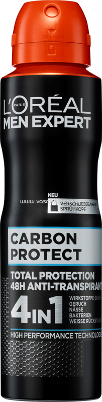 L'ORÉAL Men Expert Deospray Carbon Protect, 150 ml