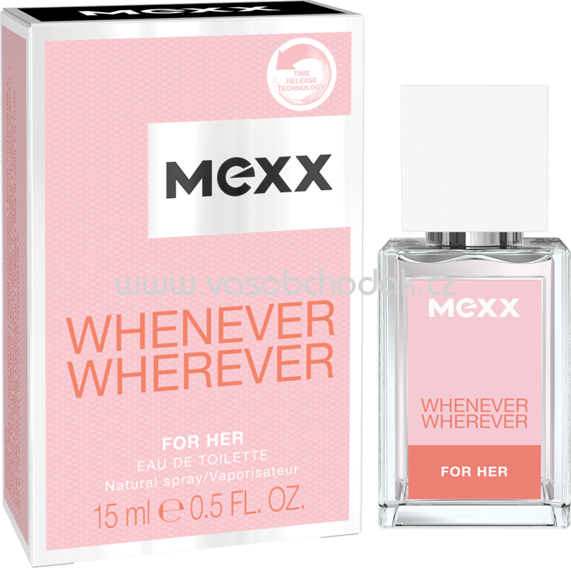 Mexx Eau de Toilette Whenever Wherever Women, 15 ml Mexx Eau de Toilette Whenever Wherever Women, 15 ml