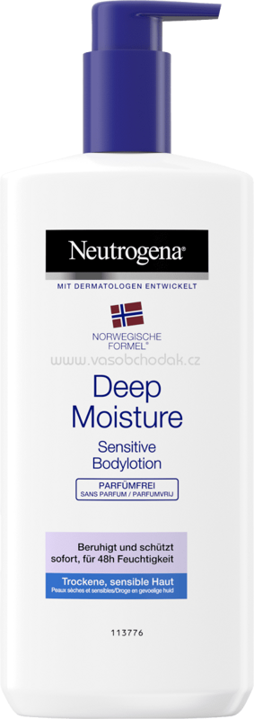 Neutrogena Bodylotion Deep Moisture Sensitive, 400 ml
