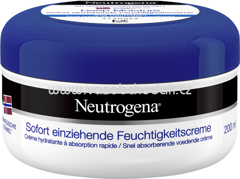 Neutrogena Pflegecreme sofort einziehende Feuchtigkeitscreme, 200 ml Neutrogena Pflegecreme sofort einziehende Feuchtigkeitscreme, 200 ml