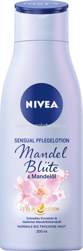 NIVEA Bodylotion sensual Mandelblüte, 200 ml