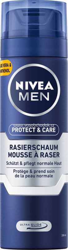 NIVEA MEN Rasierschaum Protect & Care, 200 ml NIVEA MEN Rasierschaum Protect & Care, 200 ml