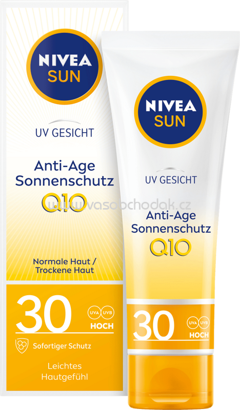 NIVEA SUN Sonnencreme Gesicht, Anti Age, LSF 30, 50 ml NIVEA SUN Sonnencreme Gesicht, Anti Age, LSF 30, 50 ml