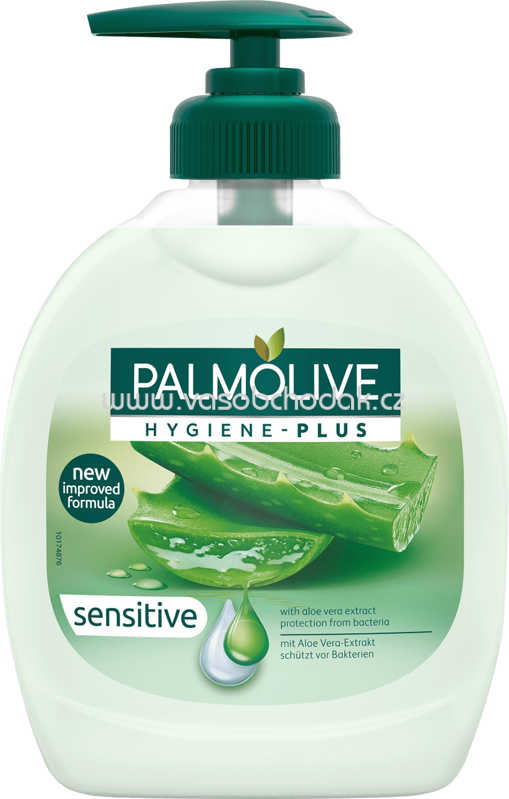 Palmolive Flüssigseife sensitive Hygiene-Plus mit Aloe Vera-Extrakt, 300 ml Palmolive Flüssigseife sensitive Hygiene-Plus mit Aloe Vera-Extrakt, 300 ml