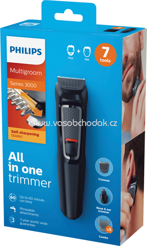 Philips Multigroom Kit Series 3000 MG3720/15, 1 St Philips Multigroom Kit Series 3000 MG3720/15, 1 St