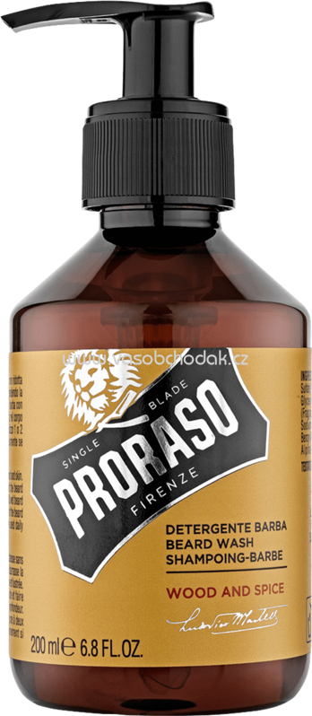 Proraso Bartshampoo Wood & Spice, 200 ml