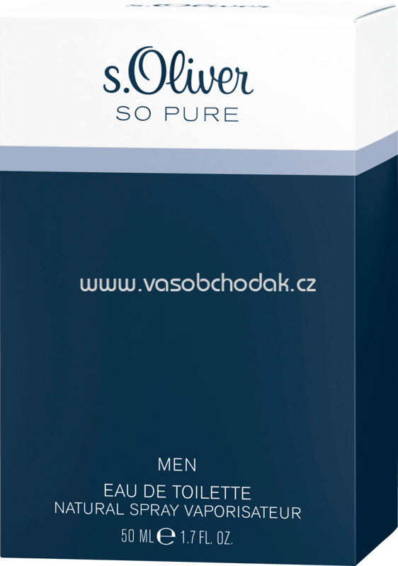 S.Oliver Eau de Toilette So Pure Men, 50 ml S.Oliver Eau de Toilette So Pure Men, 50 ml