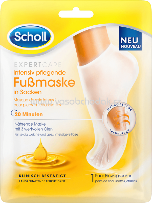 Scholl Fuß-Maske, 1 Paar, 2 St