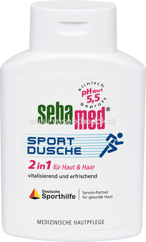 Sebamed Duschgel Sportdusche 2in1 für Haut & Haar, 200 ml