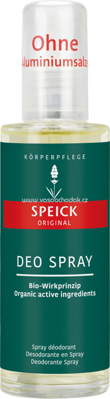 Speick Deo Zerstäuber Deodorant Natural, 75 ml