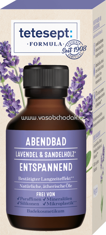 Tetesept Abendbad Formula Lavendel & Sandelholz, 100 ml