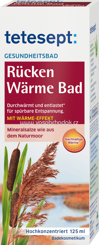 Tetesept Badeöl Gesundheit Rücken Wärme, 125 ml Tetesept Badeöl Gesundheit Rücken Wärme, 125 ml