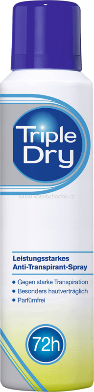 Triple Dry Deo Spray Antitranspirant bis zu 72h, 150 ml