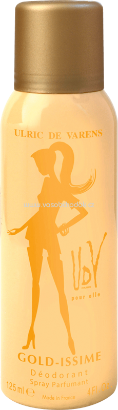 UdV - Ulric de Varens Deo Spray pour elle Gold Issime, 125 ml
