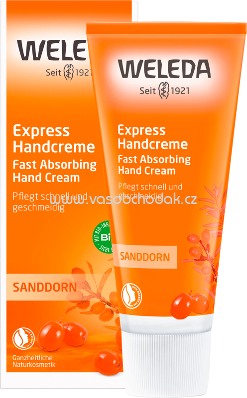Weleda Handcreme Express Sanddorn, 50 ml