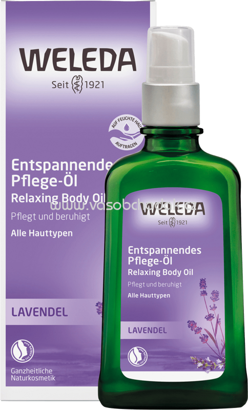 Weleda Körperöl Lavendel-Entspannungs-Öl, 100 ml