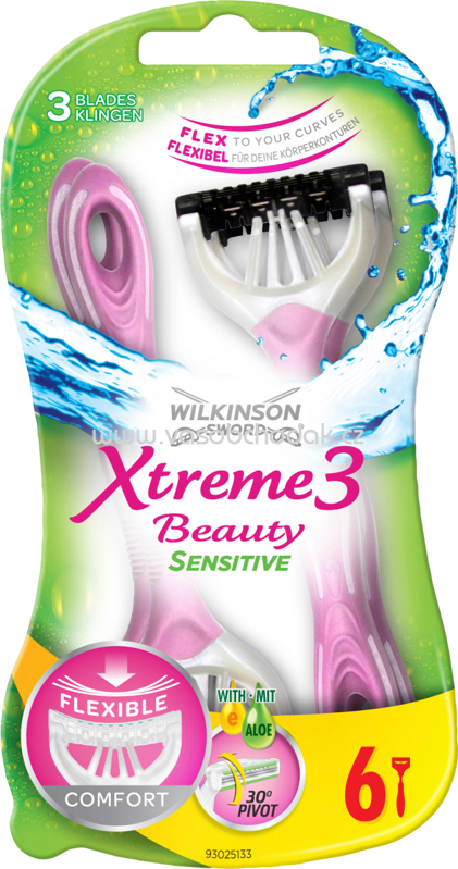 Wilkinson Einwegrasierer Xtreme 3 Beauty Sensitive, 6 St